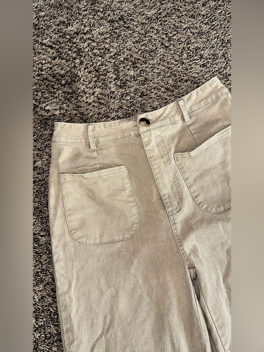 Entro Wide Leg Pants in White Size Small Like New - Picture 4 of 5